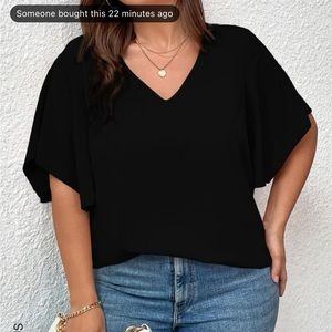 SHEIN Black XL Blouse
